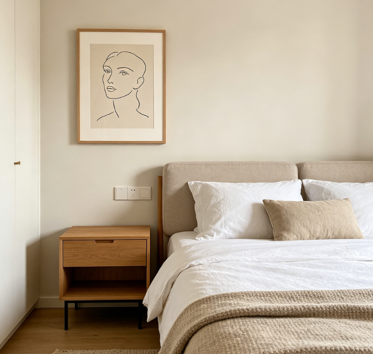 Minimalist Line Art Portrait Print - Image 2